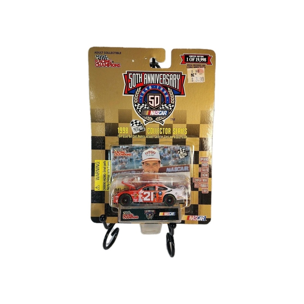 Micheal Waltrip #21 1998 Racing Champions Nascar 50th Anniversary 1:64 LTD ED